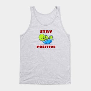 Stay Positive | Turtle Pun Tank Top